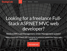 Tablet Screenshot of daddycode.com